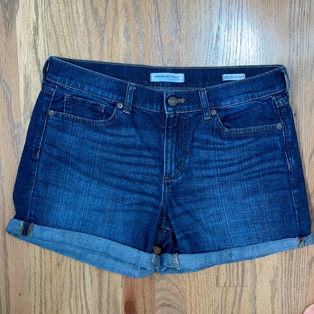 Banana Republic Denim Roll Up Short